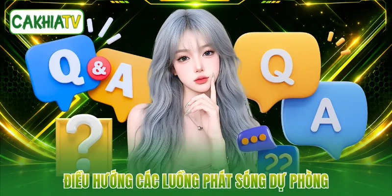 Điều hướng các luồng phát sóng dự phòng