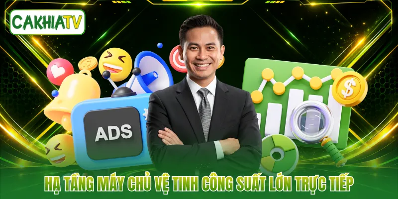 Hạ tầng máy chủ vệ tinh công suất lớn trực tiếp