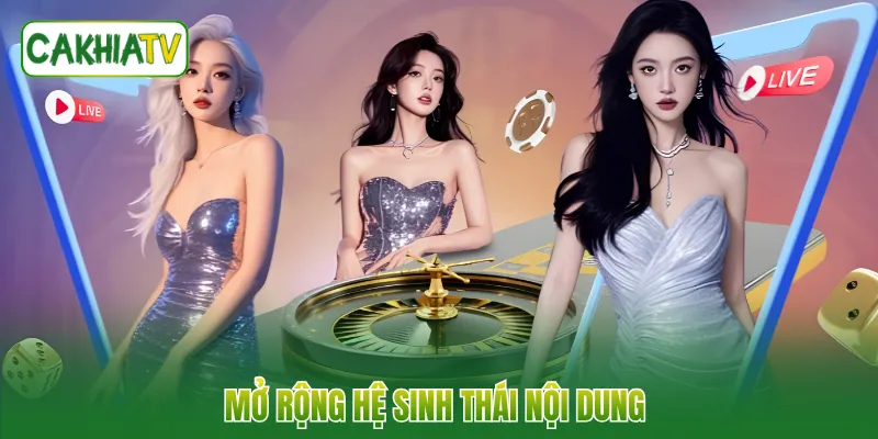 Mở rộng hệ sinh thái nội dung 