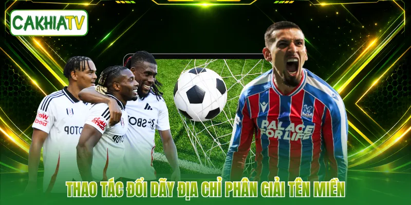 Thao tác đổi dãy địa chỉ phân giải tên miền