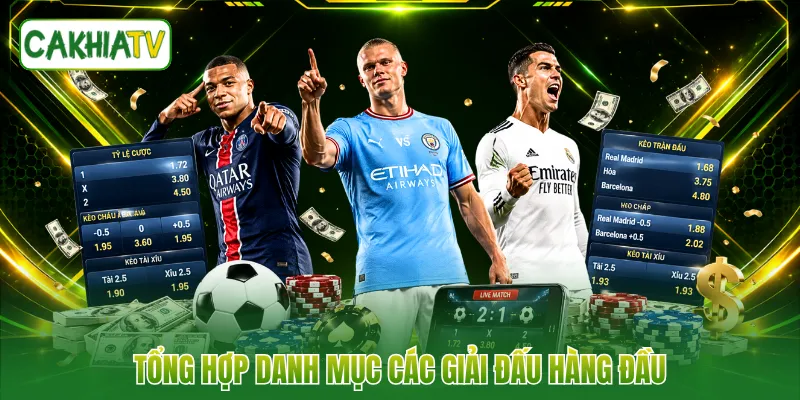 Tổng hợp danh mục các giải đấu hàng đầu