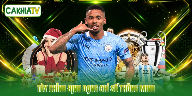 Tùy chỉnh định dạng chỉ số thông minh